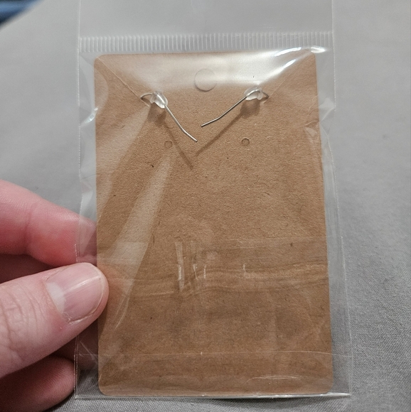 Floral Faux Leather Drop Earrings! - Picture 2 of 3